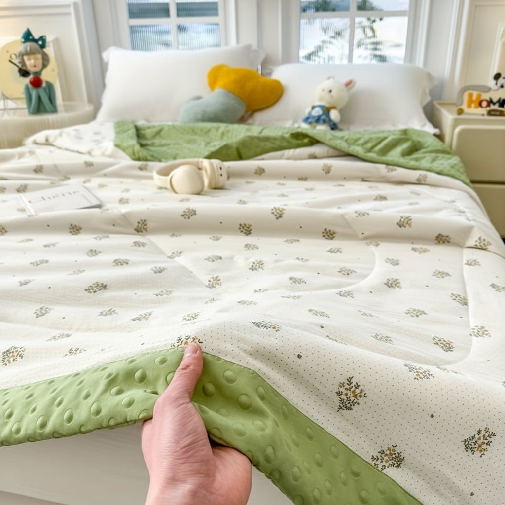 FRESHPETAL Summer Blanket With Gentle Elegance For Calm Nights