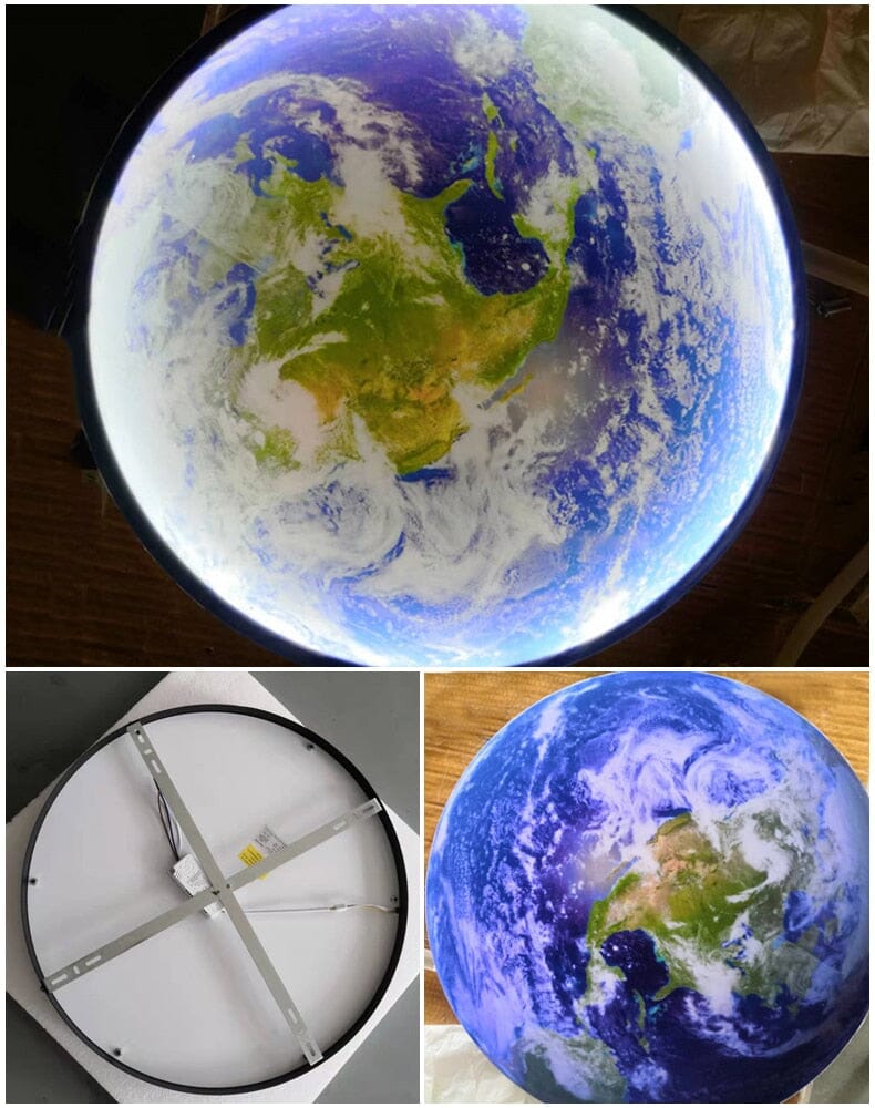 TerraGlow Modern Gömb LED Fali Lámpa Üveg Árnyékolóval