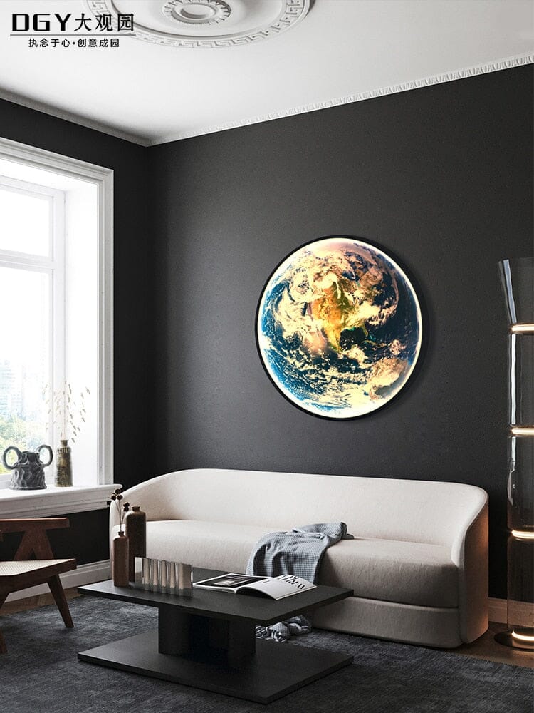 TerraGlow Modern Gömb LED Fali Lámpa Üveg Árnyékolóval