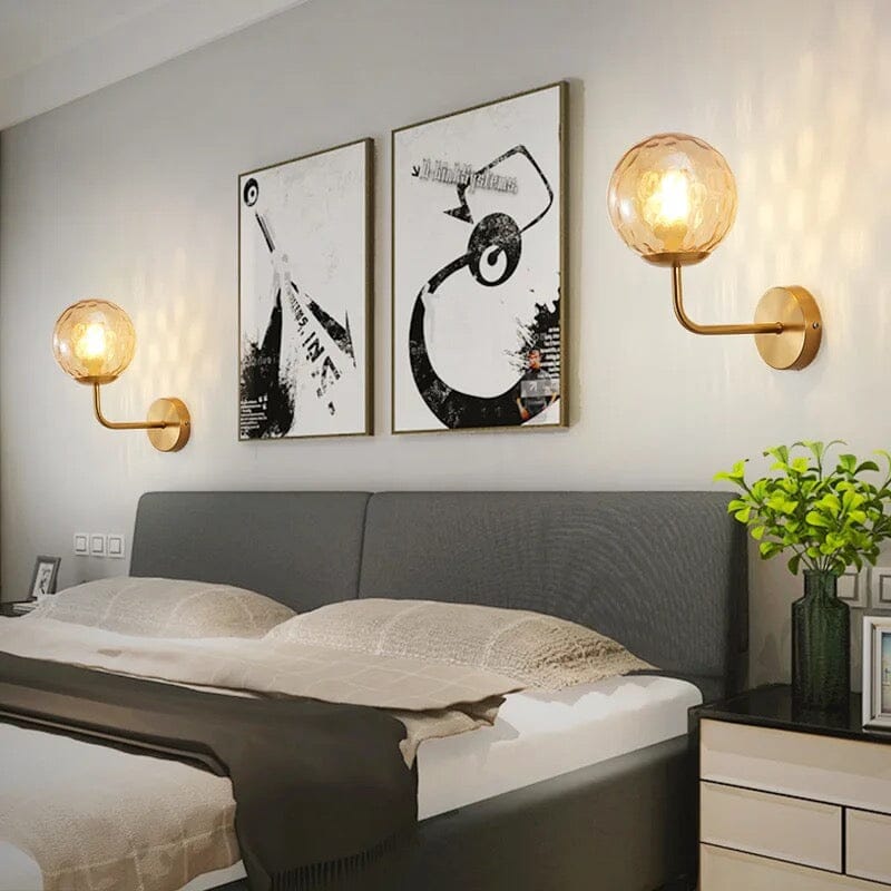 Lampe Murale Virelle Cadre en Fer Avec Éclat Chaleureux et Finition Élégante