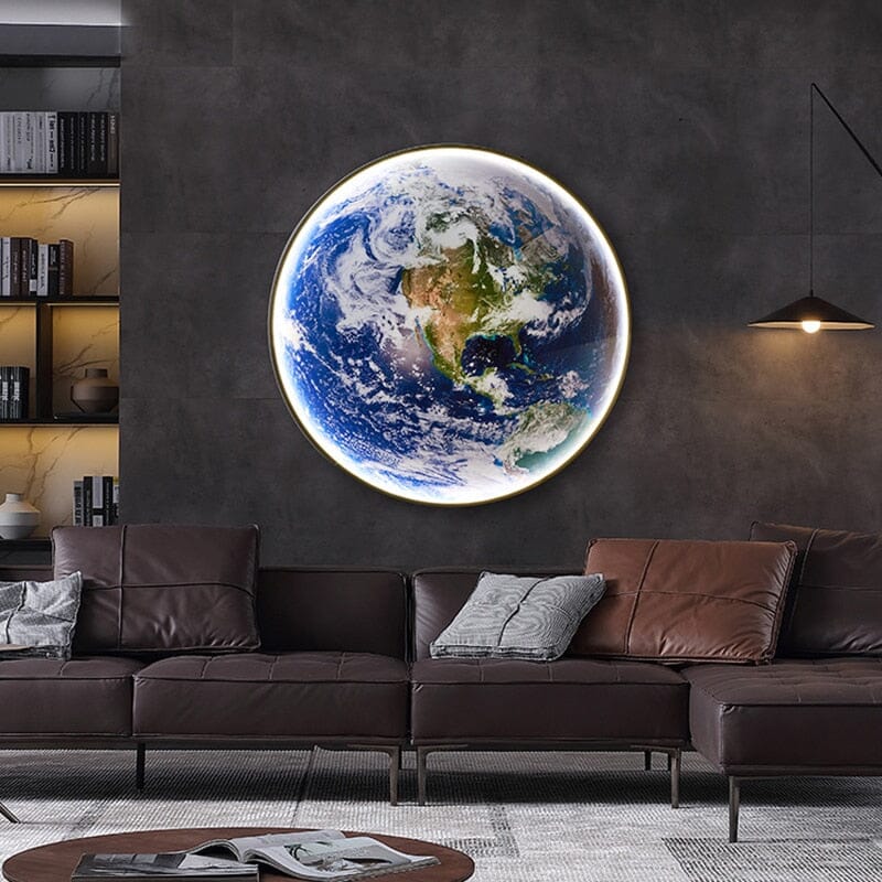 TerraGlow Modern Gömb LED Fali Lámpa Üveg Árnyékolóval