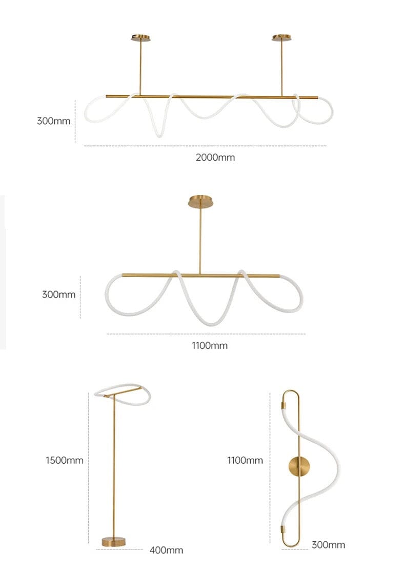 Série de Lâmpadas LED LumaTwirl para Iluminação Moderna de Casa