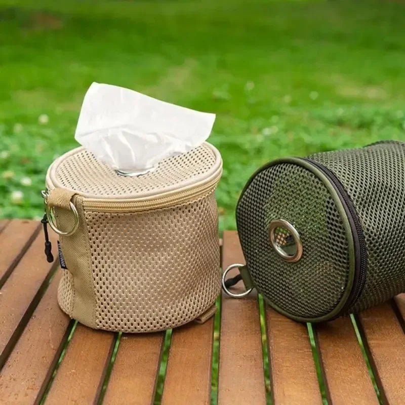 Přenosný držák na toaletní papír TrailGuard pro kempování, kompaktní a hygienický na cesty