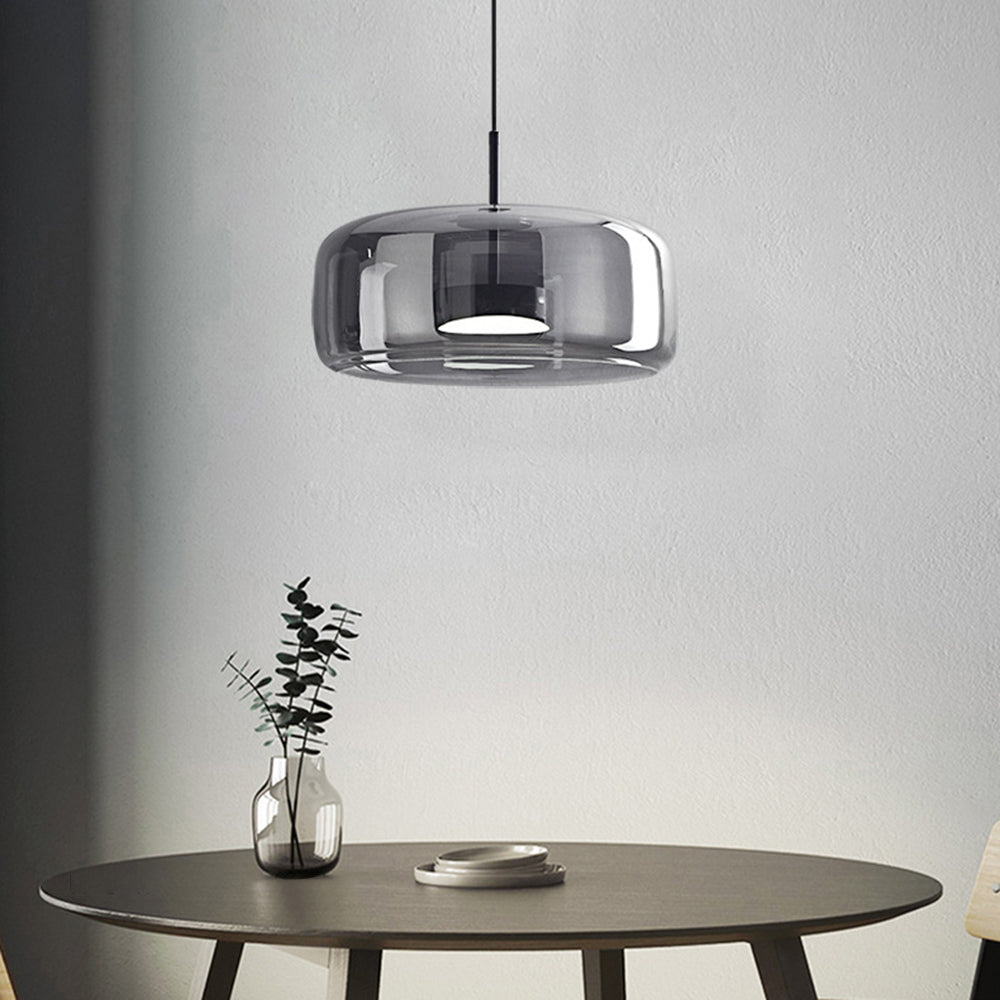 Hailie retro LED függesztékek meleg borostyán fényű hálószobába