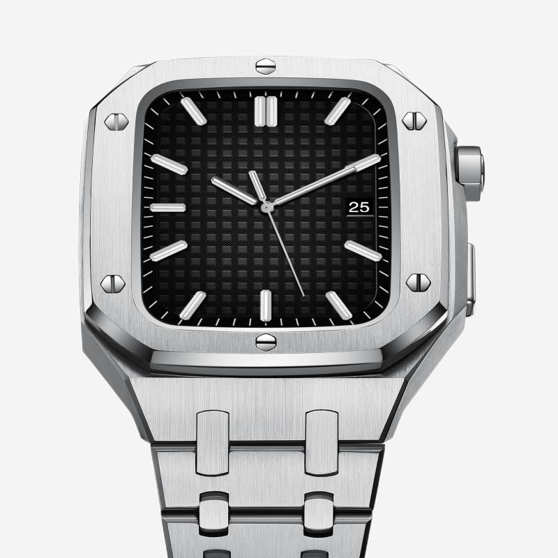 Apple Watch flettet magnetisk rem i rustfrit stål med sikker pasform