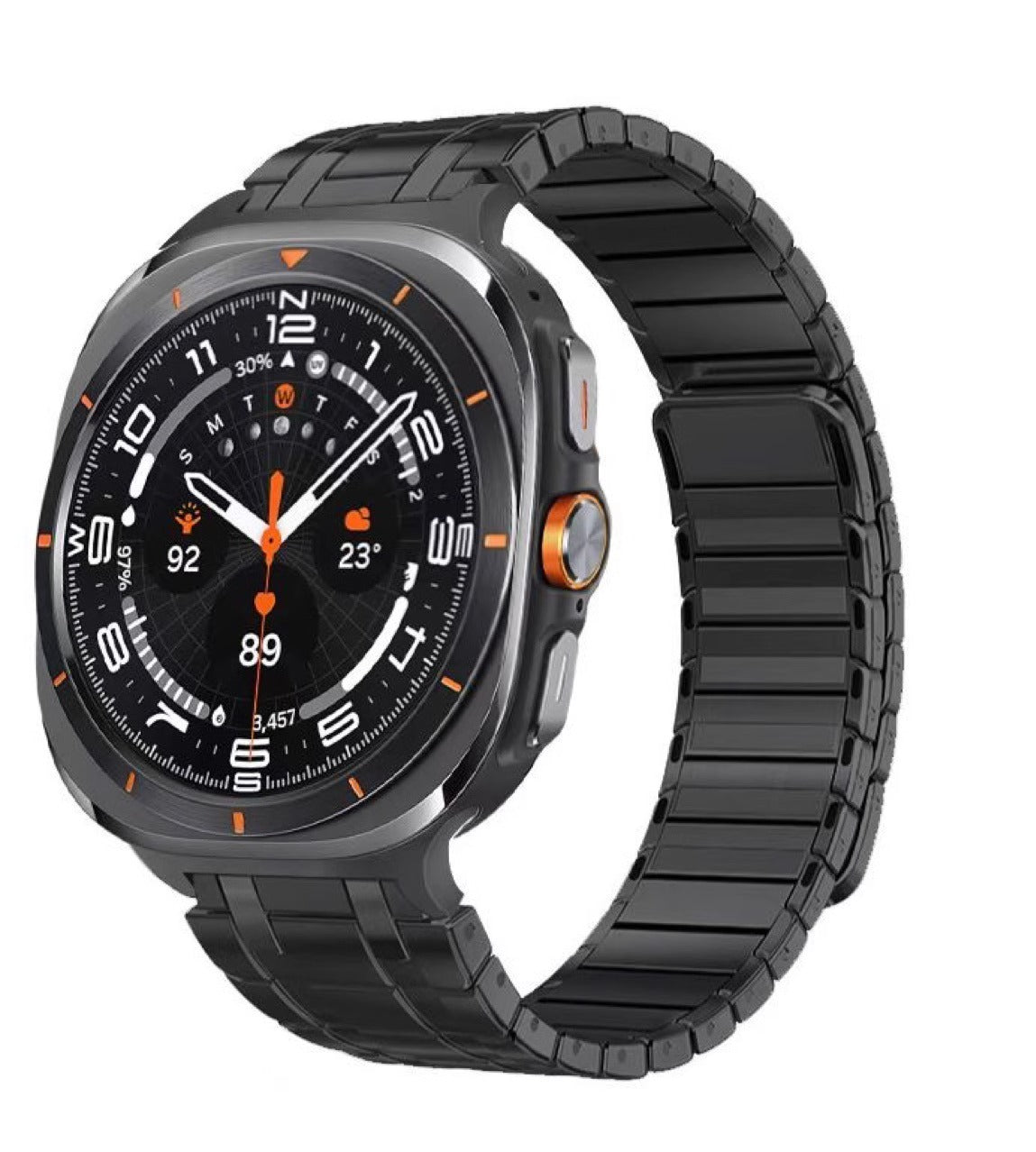 AP frostet rustfrit stål magnetisk rem til Samsung Watch 7 Ultra