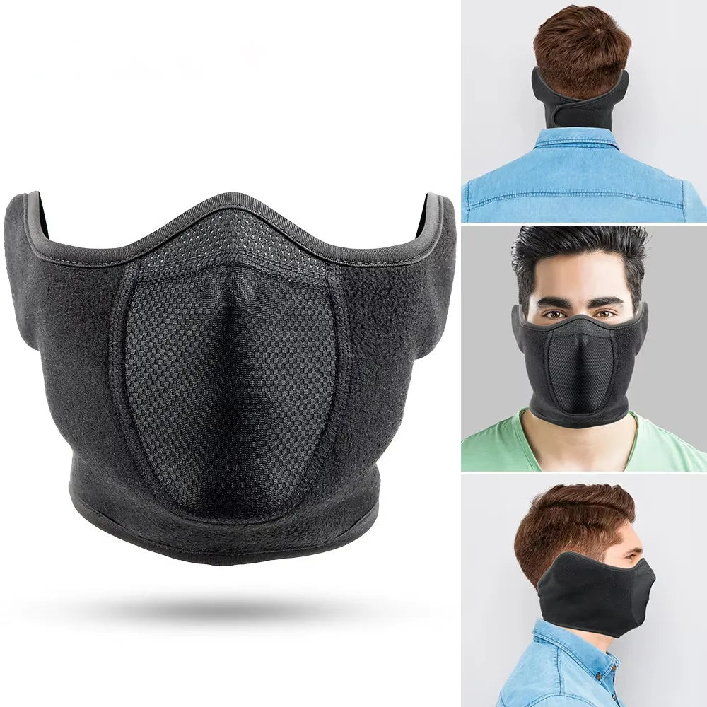 Masque facial en polaire thermique coupe-vent NordGuard pour sport d'hiver en extérieur