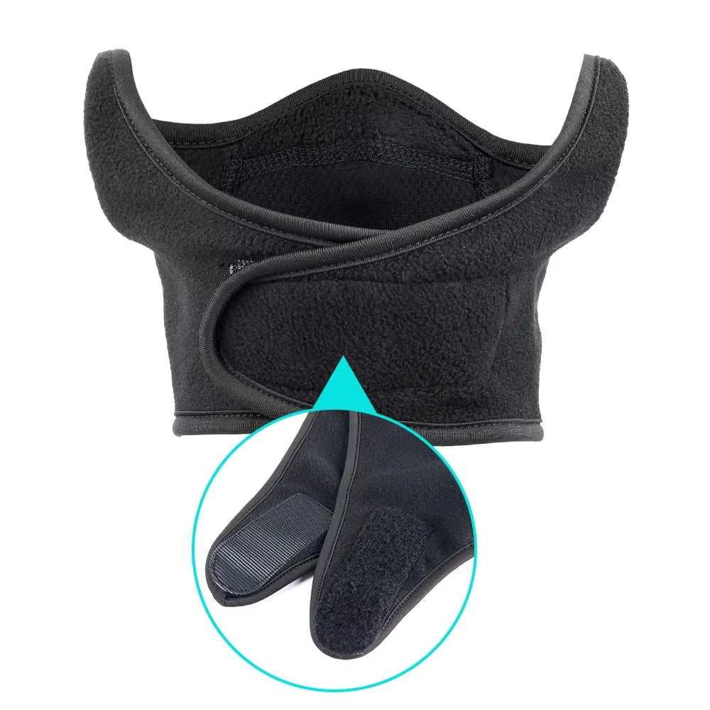 Masque facial en polaire thermique coupe-vent NordGuard pour sport d'hiver en extérieur