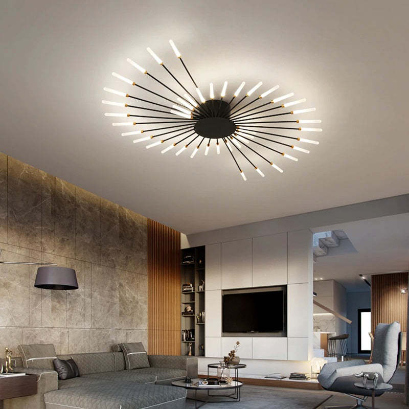 Lunara Nordic Fireworks Pendant Chandelier Minimal
