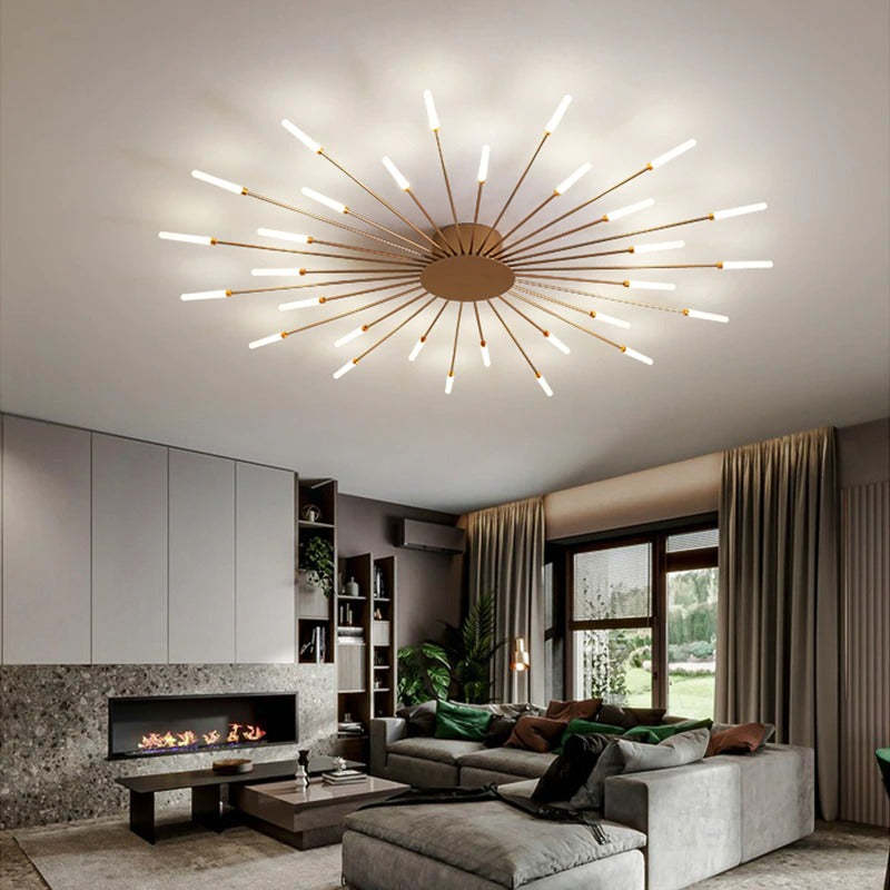 Lunara Nordic Fireworks Pendant Chandelier Minimal
