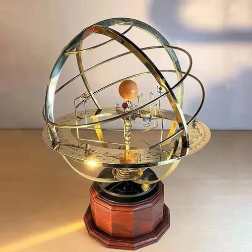 Astronix Messing-Sonnensystem-Display mit neun präzise gefertigten Planeten