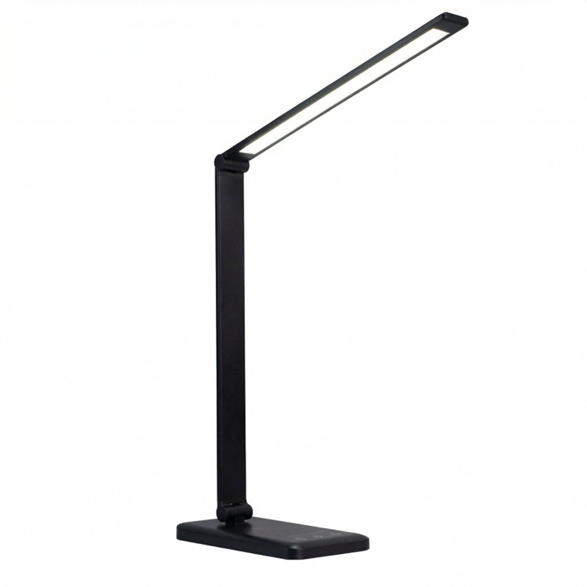 Schreibtisch-LED-Lampe mit kabelloser Ladestation, 15 Zoll verstellbar