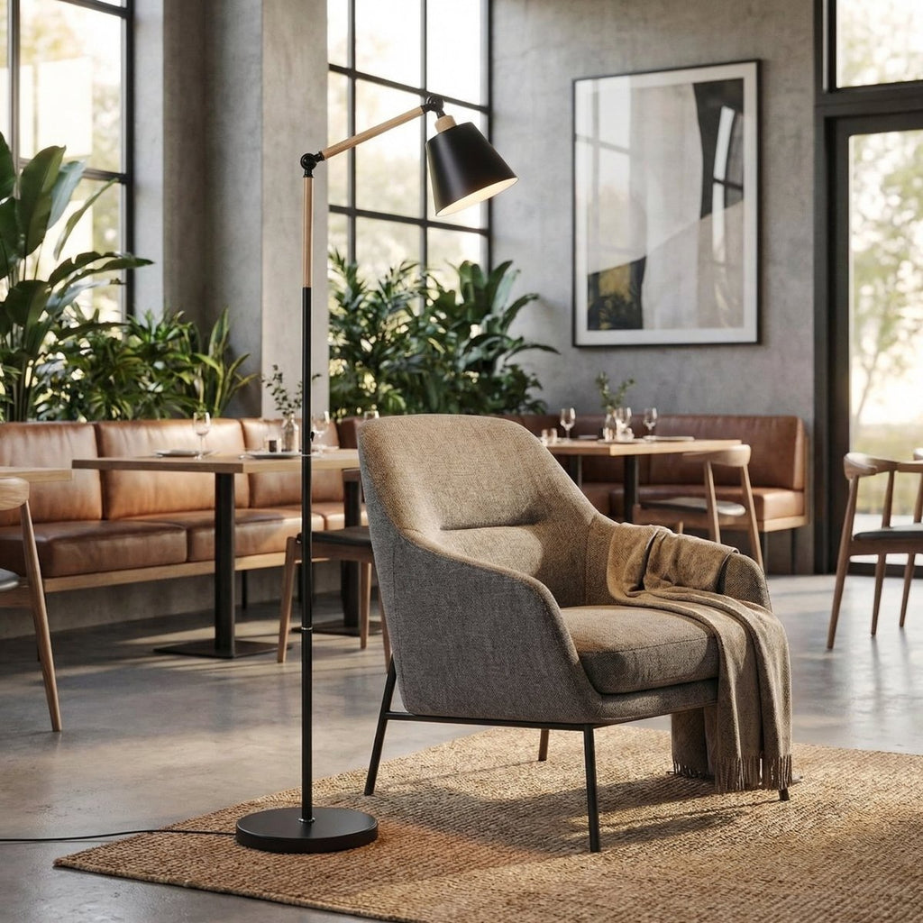 Elegantní 60palcová stojací lampa s moderním designem do obývacích pokojů