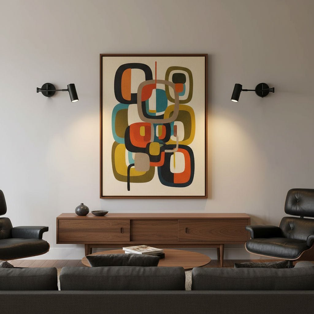 Verstellbare Wandleuchte mit Schwenkarm und LED, 1-flammige moderne Leuchte