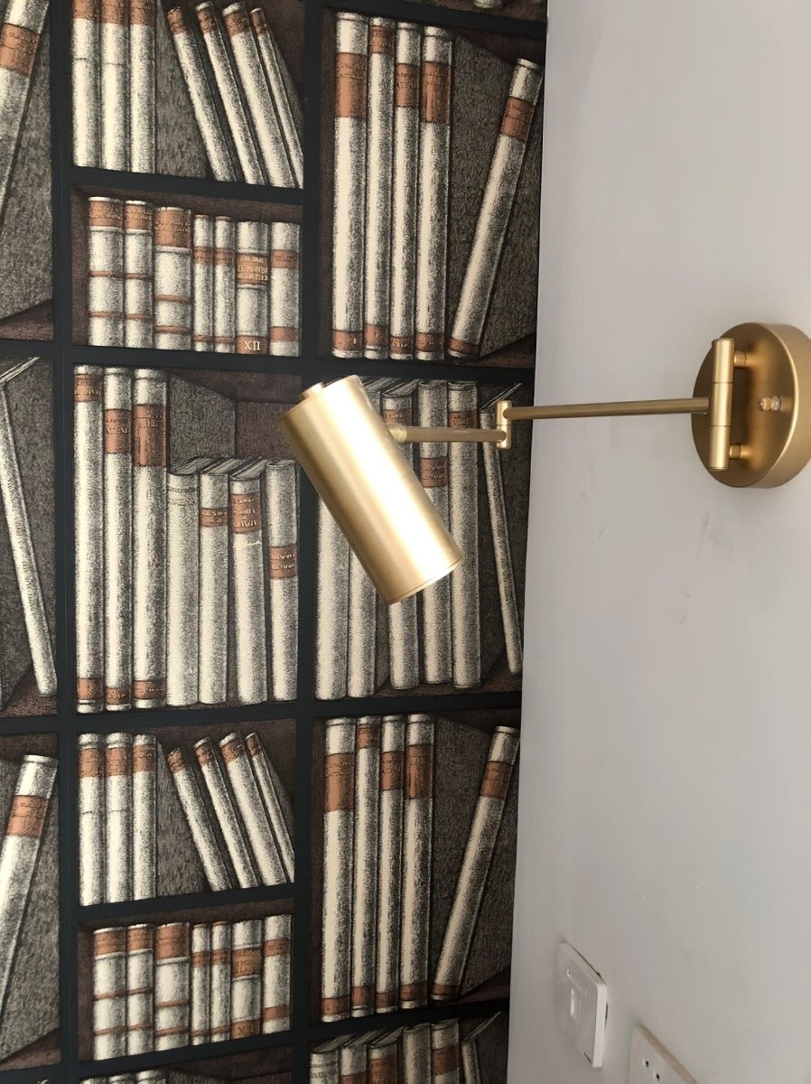 Verstellbare Wandleuchte mit Schwenkarm und LED, 1-flammige moderne Leuchte