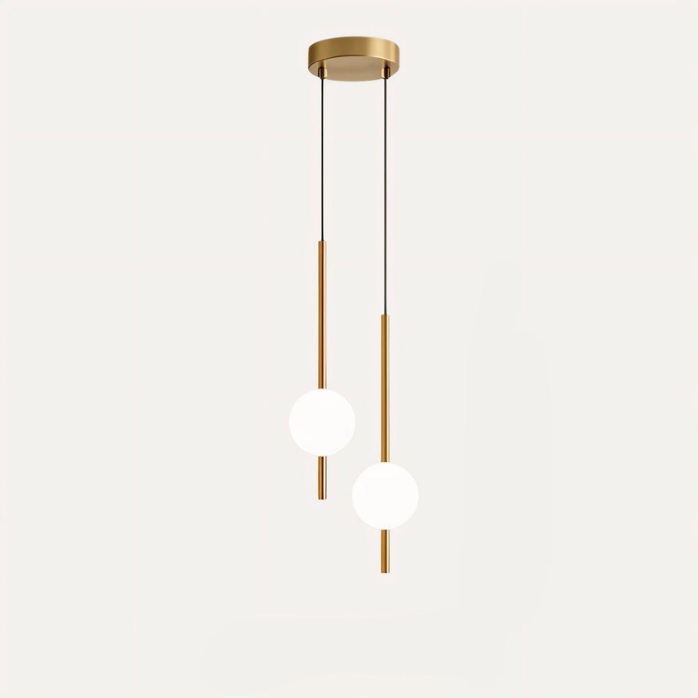 Kuvori Glass And Metal Pendant Light Scandinavian Elegance