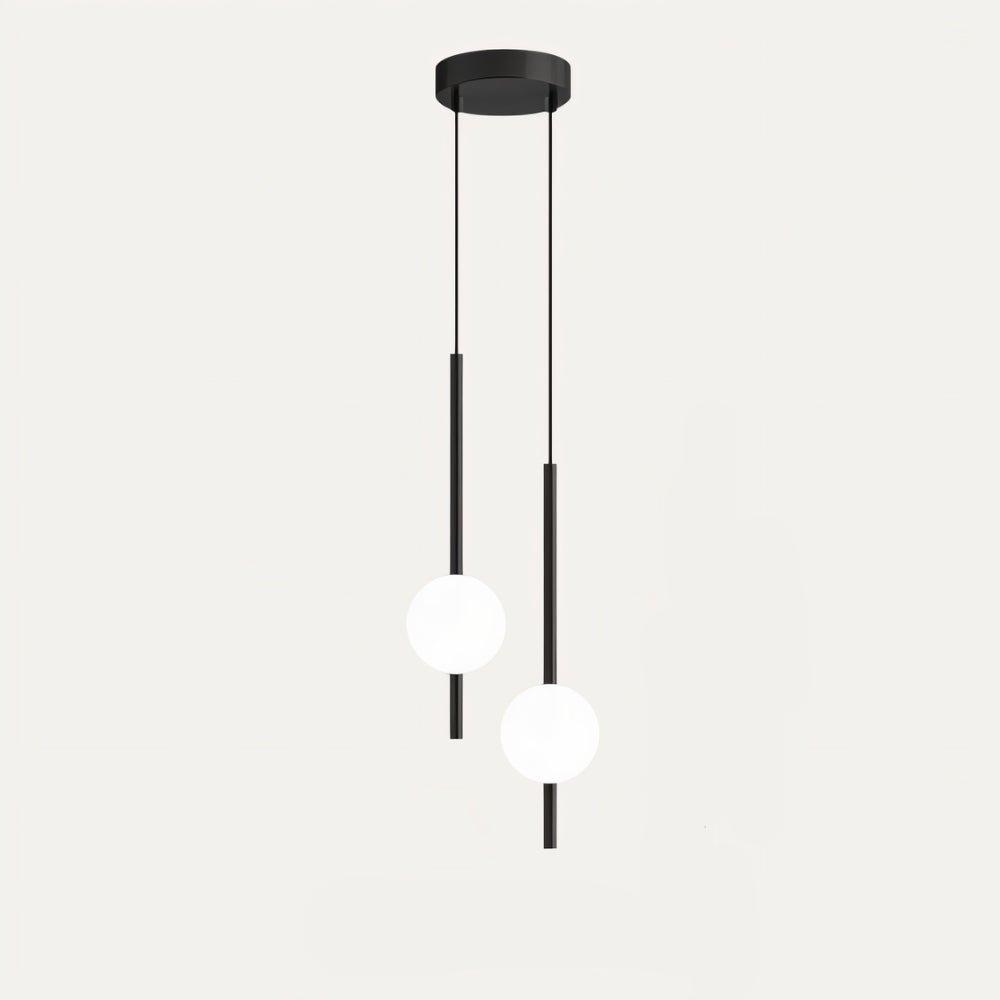 Kuvori Glass And Metal Pendant Light Scandinavian Elegance