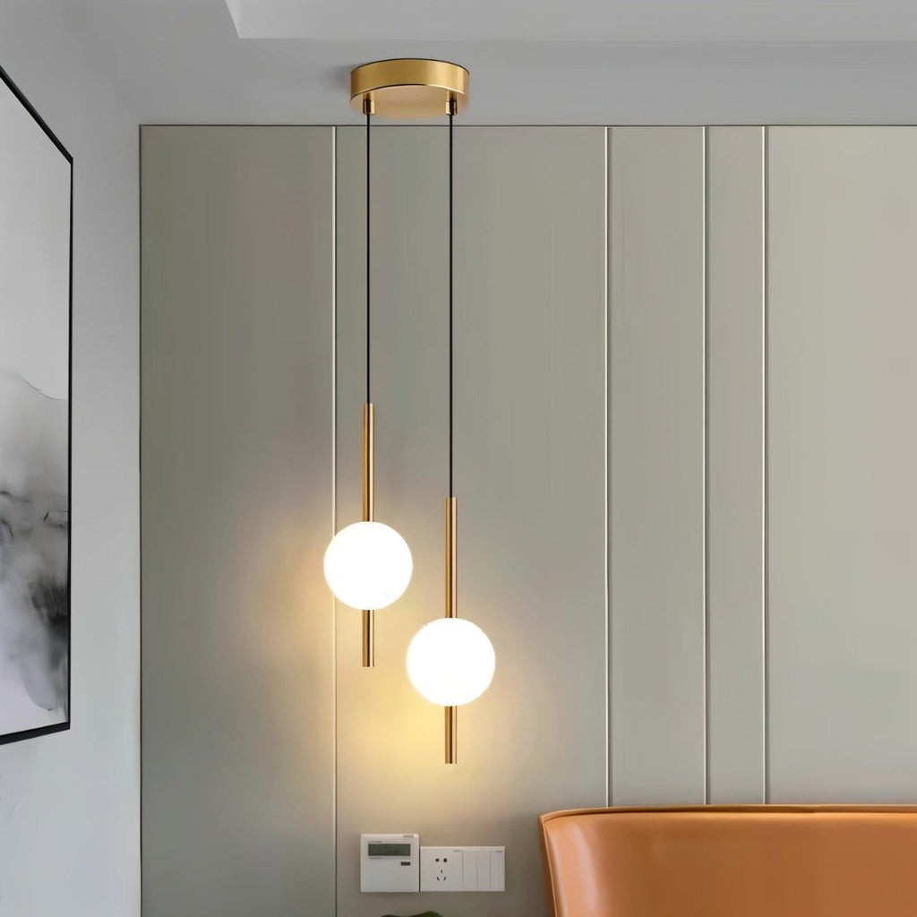 Kuvori Glass And Metal Pendant Light Scandinavian Elegance