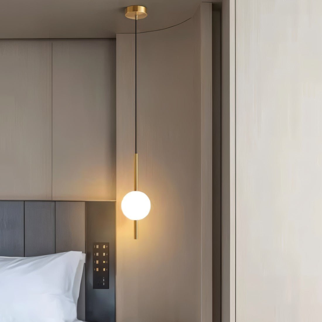 Kuvori Glass And Metal Pendant Light Scandinavian Elegance