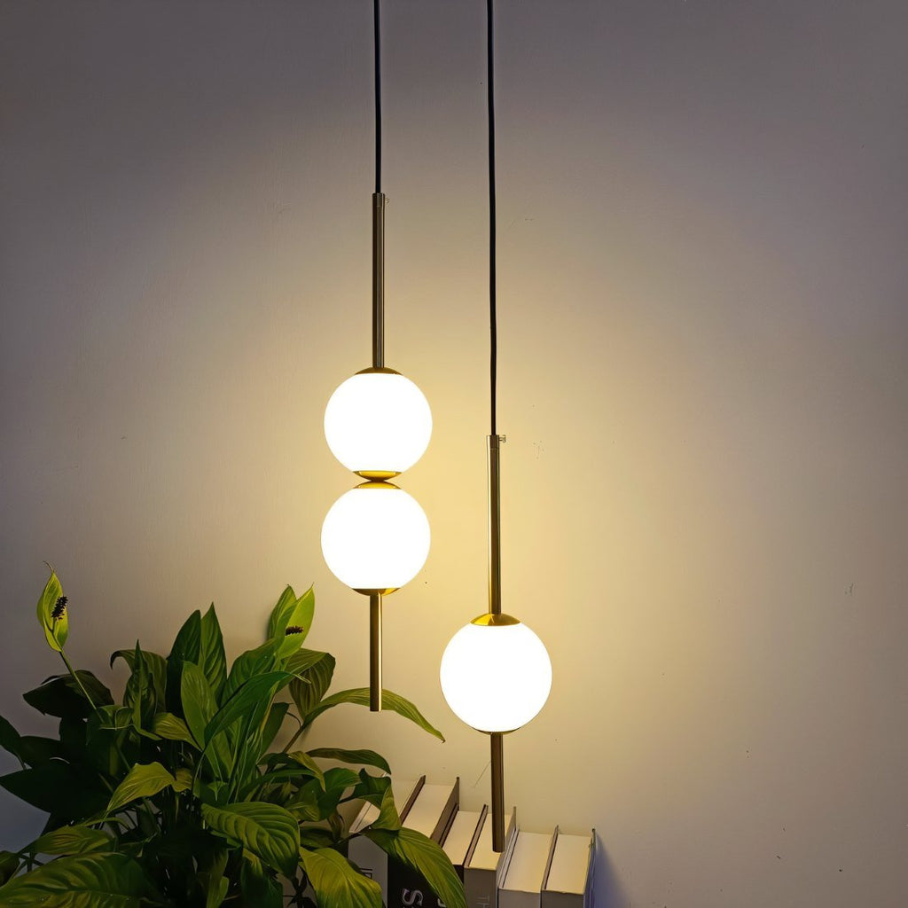 Kuvori Glass And Metal Pendant Light Scandinavian Elegance