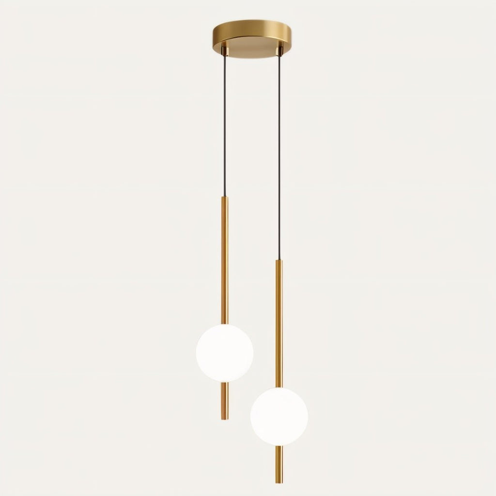 Kuvori Glass And Metal Pendant Light Scandinavian Elegance