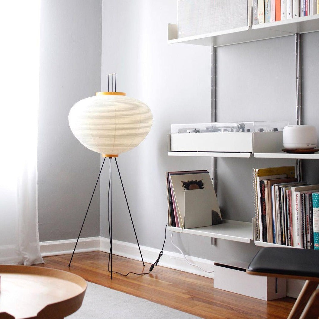 Hikaru Rispapir Gulvlampe Mykt Ambient Lys Minimalistisk