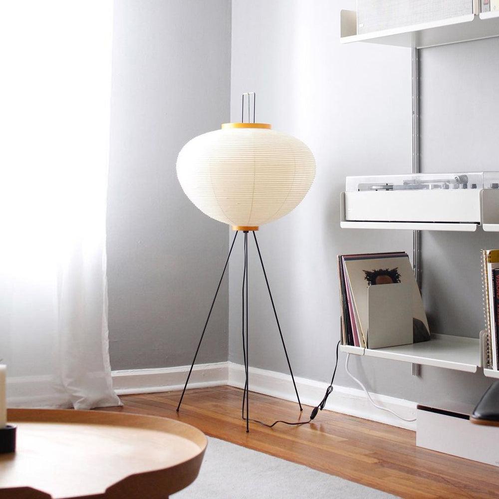 Hikaru Rispapir Gulvlampe Mykt Ambient Lys Minimalistisk