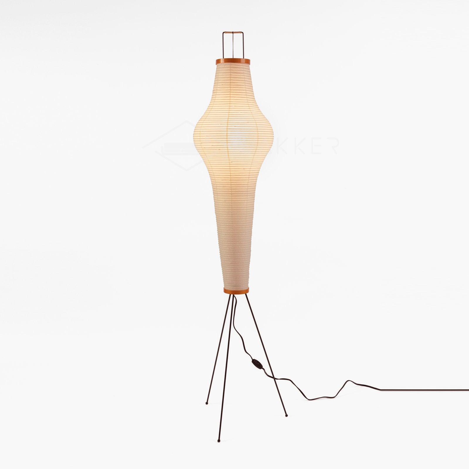 Hikaru Rispapir Gulvlampe Mykt Ambient Lys Minimalistisk