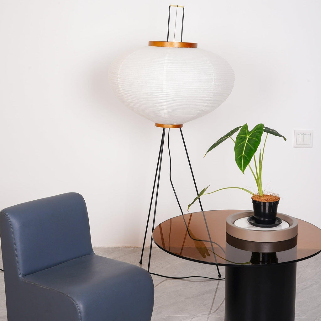 Hikaru Rispapir Gulvlampe Mykt Ambient Lys Minimalistisk