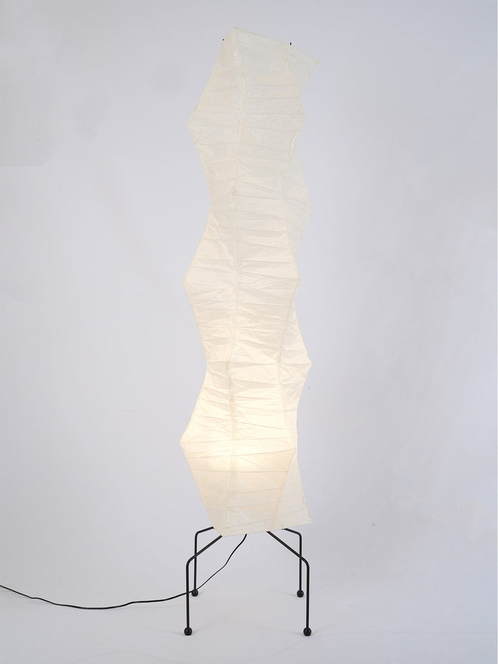 Hikaru Rispapir Gulvlampe Mykt Ambient Lys Minimalistisk