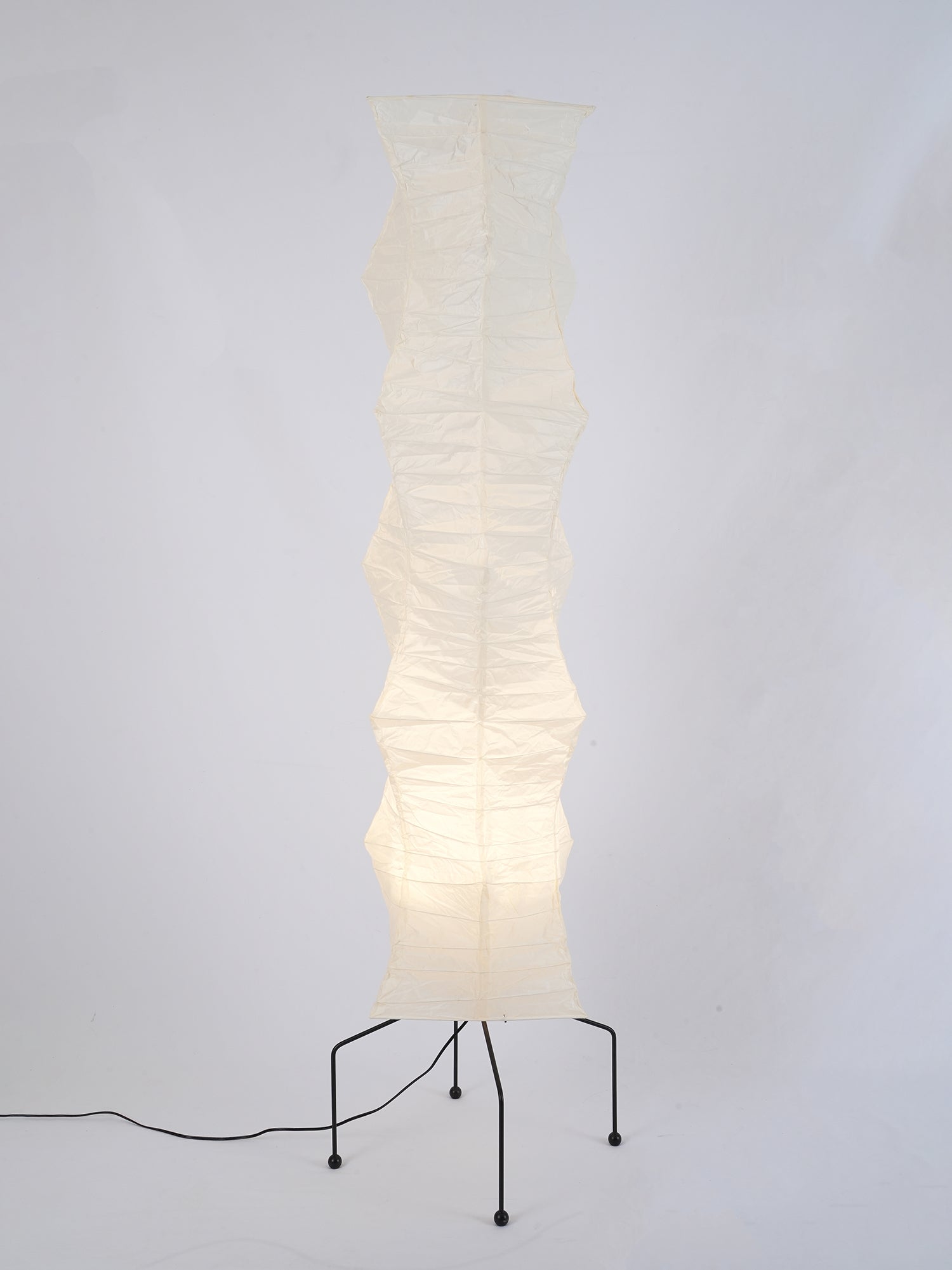 Hikaru Rispapir Gulvlampe Mykt Ambient Lys Minimalistisk