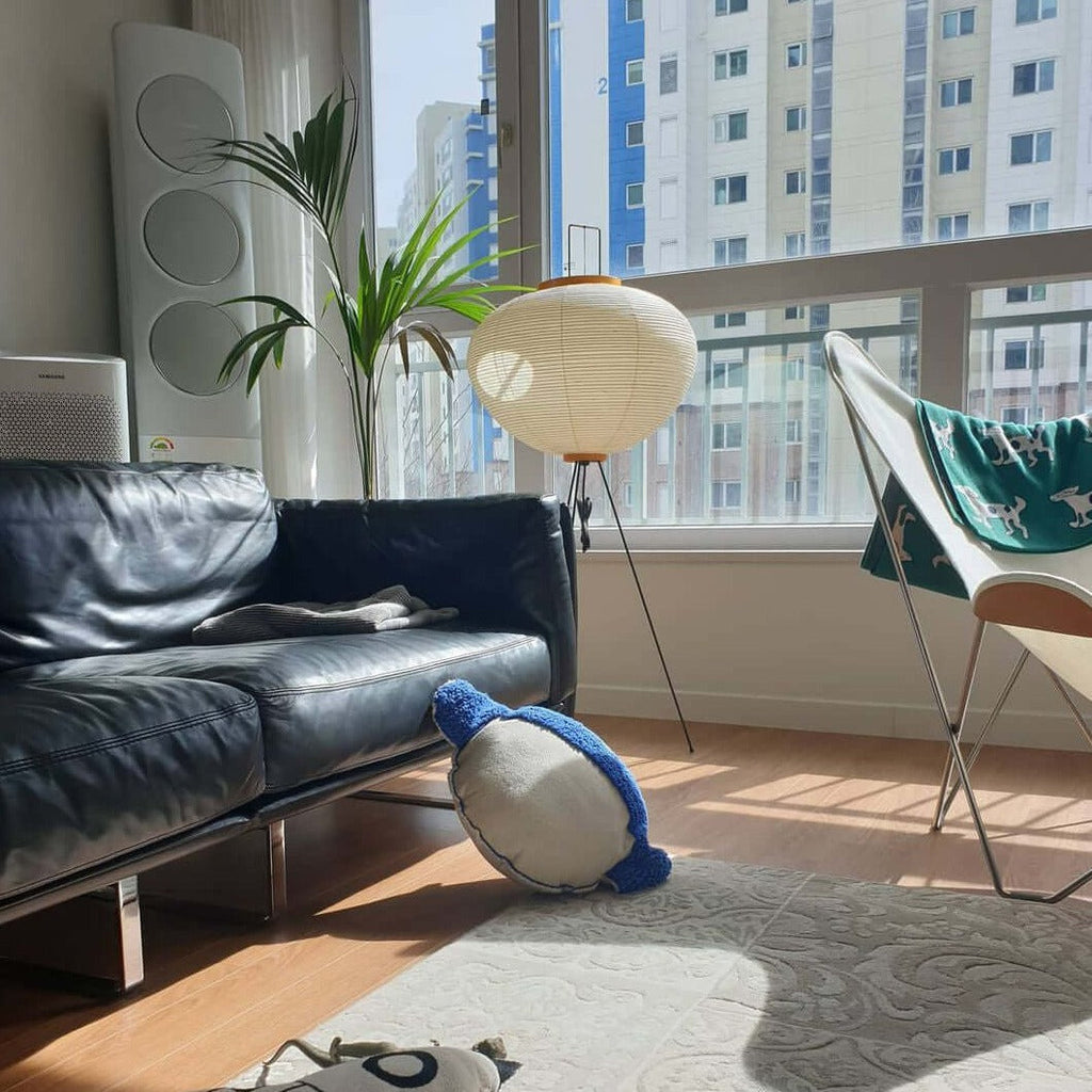 Hikaru Rispapir Gulvlampe Mykt Ambient Lys Minimalistisk