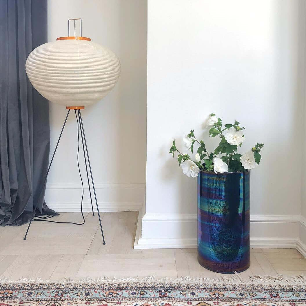 Hikaru Rispapir Gulvlampe Mykt Ambient Lys Minimalistisk