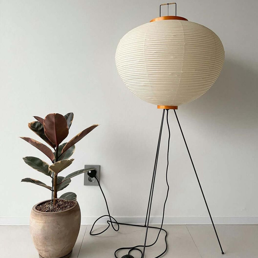Hikaru Rispapir Gulvlampe Mykt Ambient Lys Minimalistisk