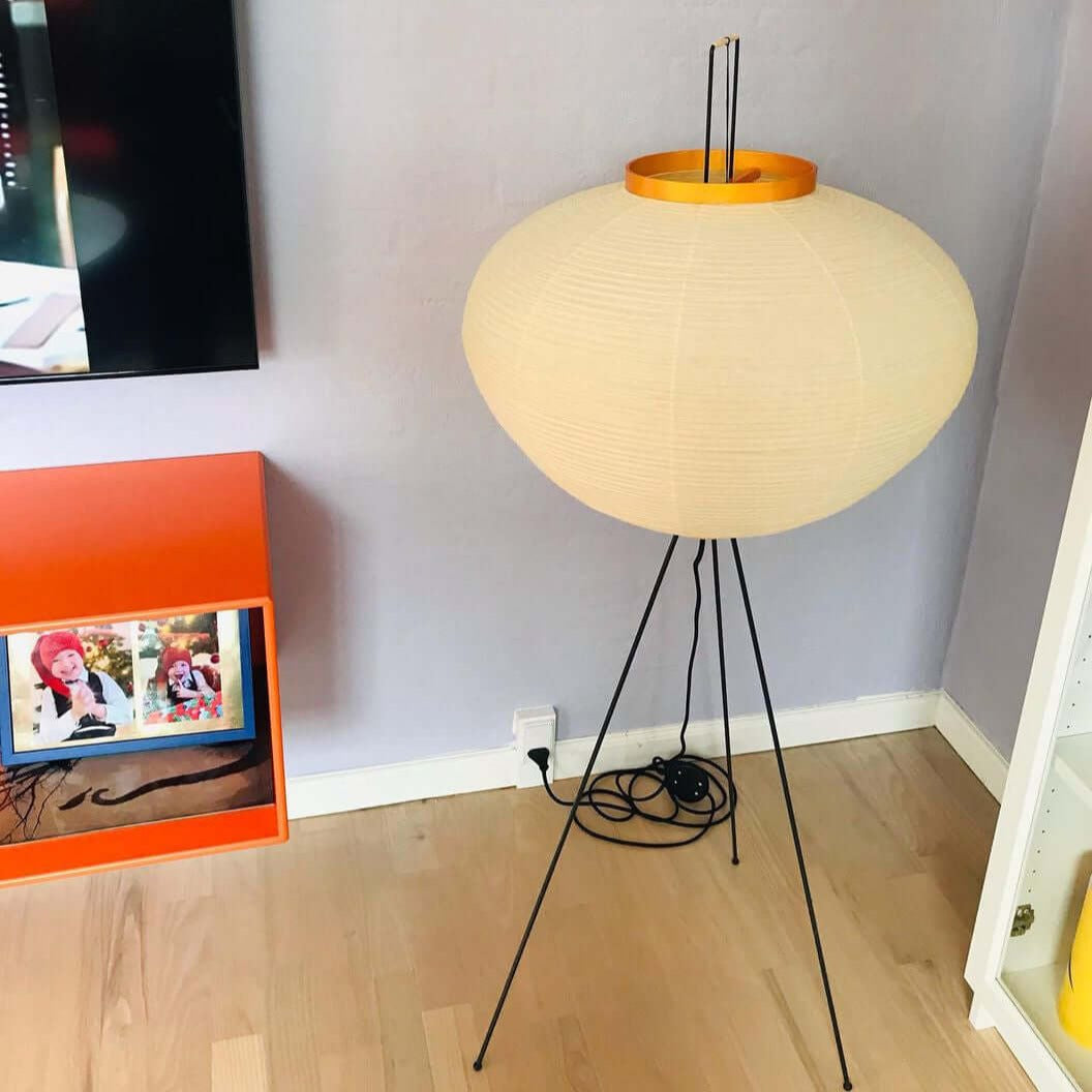 Hikaru Rispapir Gulvlampe Mykt Ambient Lys Minimalistisk
