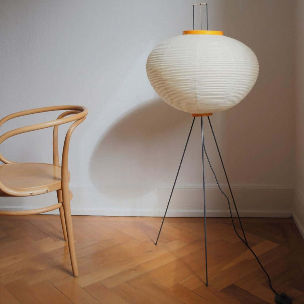 Hikaru Rispapir Gulvlampe Mykt Ambient Lys Minimalistisk