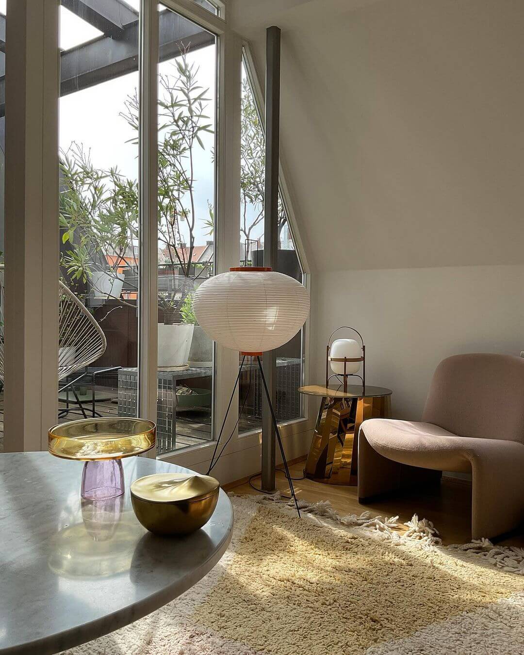 Hikaru Rispapir Gulvlampe Mykt Ambient Lys Minimalistisk