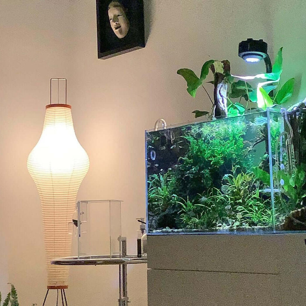 Hikaru Rispapir Gulvlampe Mykt Ambient Lys Minimalistisk