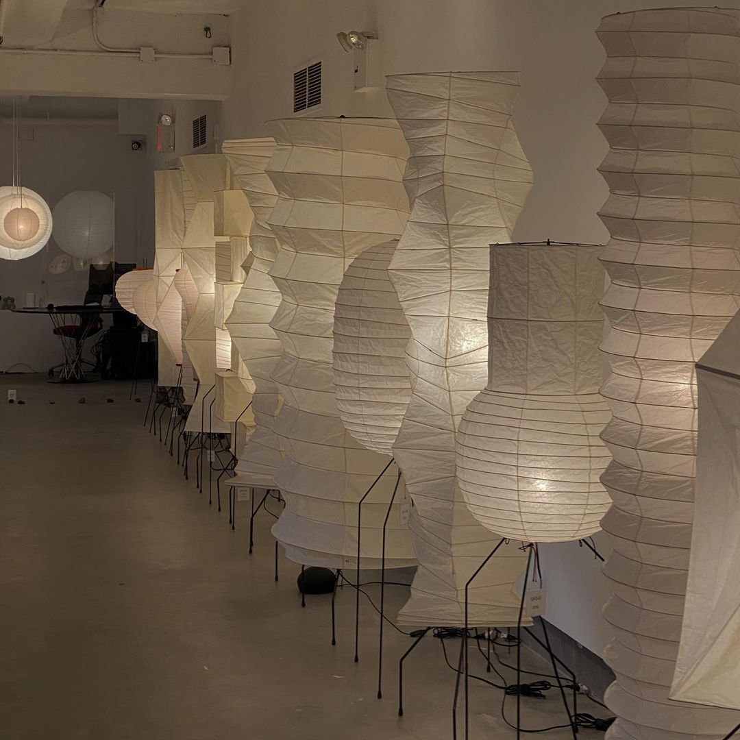 Hikaru Rispapir Gulvlampe Mykt Ambient Lys Minimalistisk