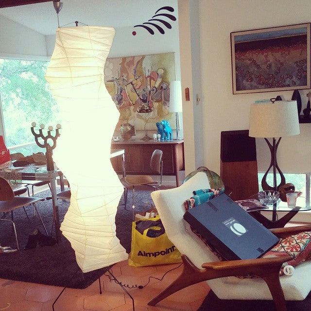 Hikaru Rispapir Gulvlampe Mykt Ambient Lys Minimalistisk