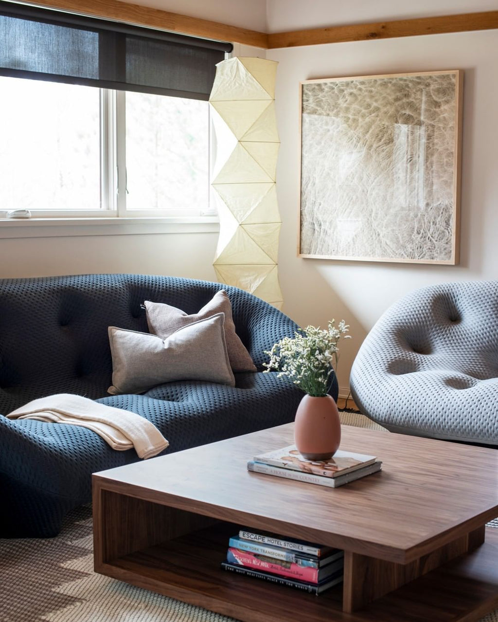 Hikaru Rispapir Gulvlampe Mykt Ambient Lys Minimalistisk