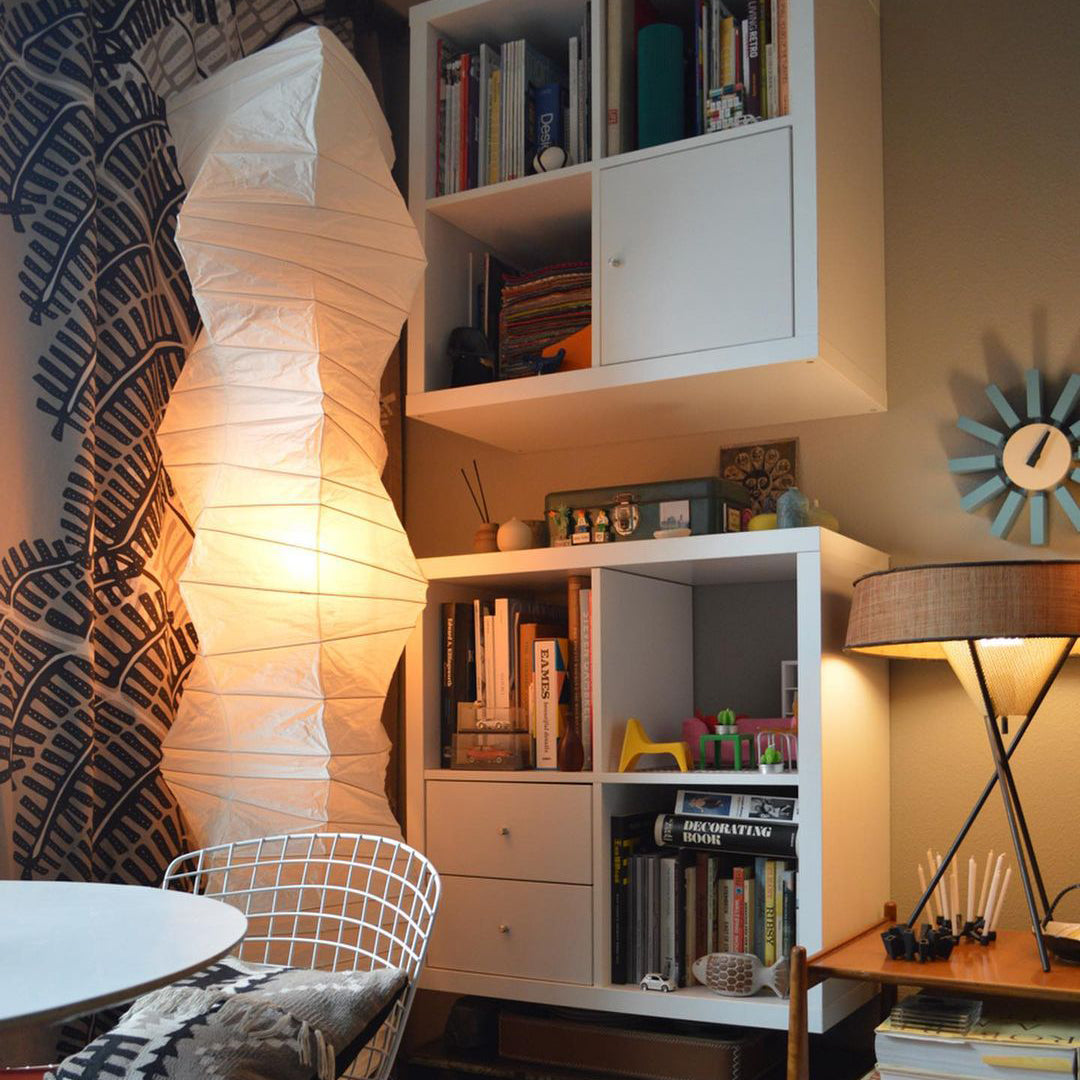 Hikaru Rispapir Gulvlampe Mykt Ambient Lys Minimalistisk