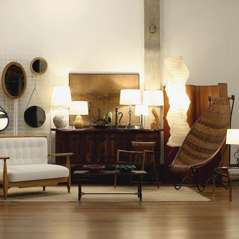Hikaru Rispapir Gulvlampe Mykt Ambient Lys Minimalistisk
