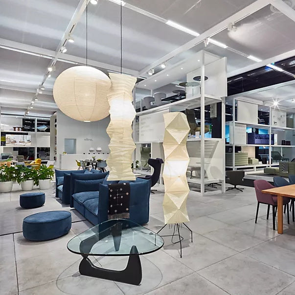 Hikaru Rispapir Gulvlampe Mykt Ambient Lys Minimalistisk