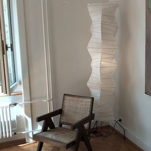 Hikaru Rispapir Gulvlampe Mykt Ambient Lys Minimalistisk