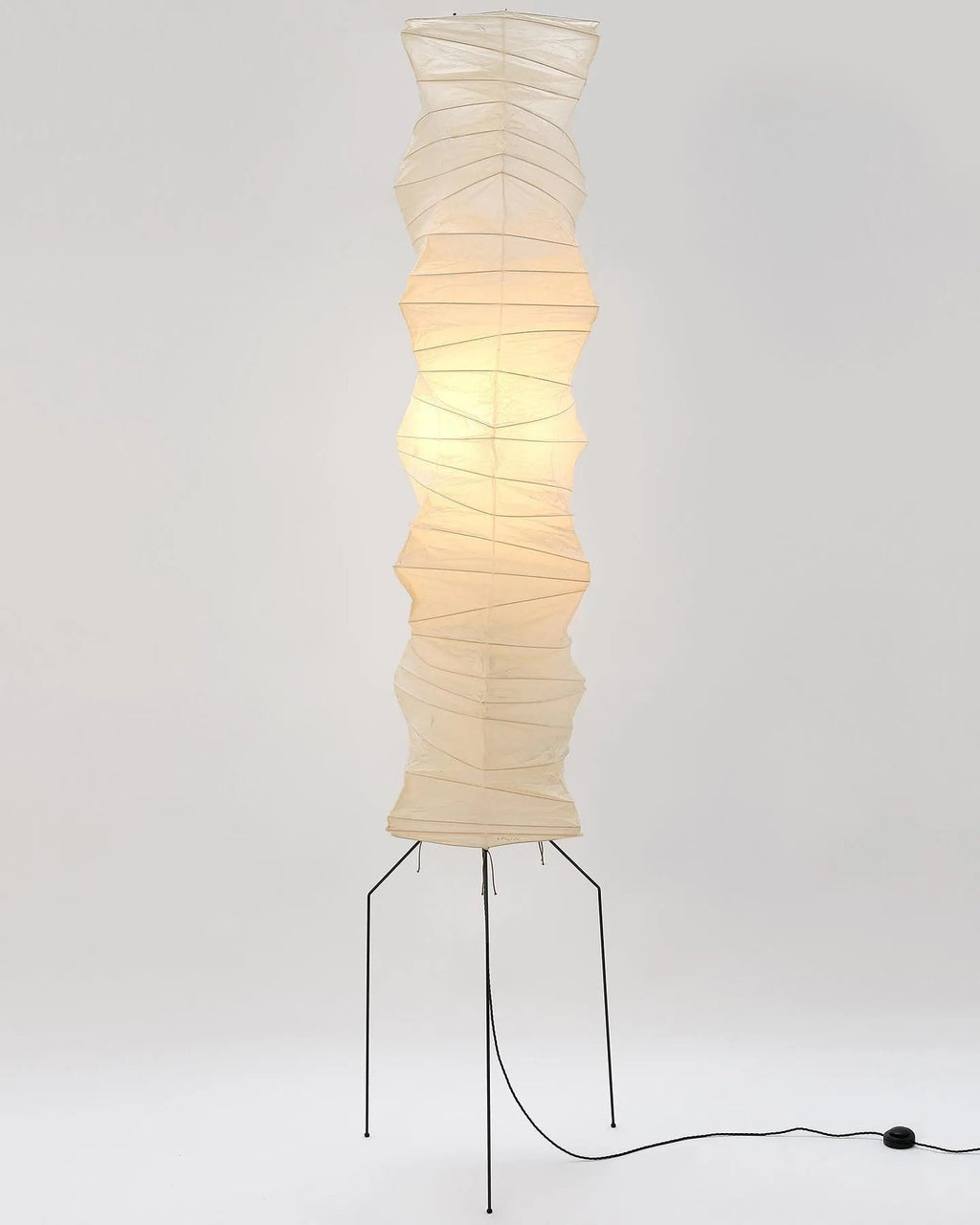 Hikaru Rispapir Gulvlampe Mykt Ambient Lys Minimalistisk