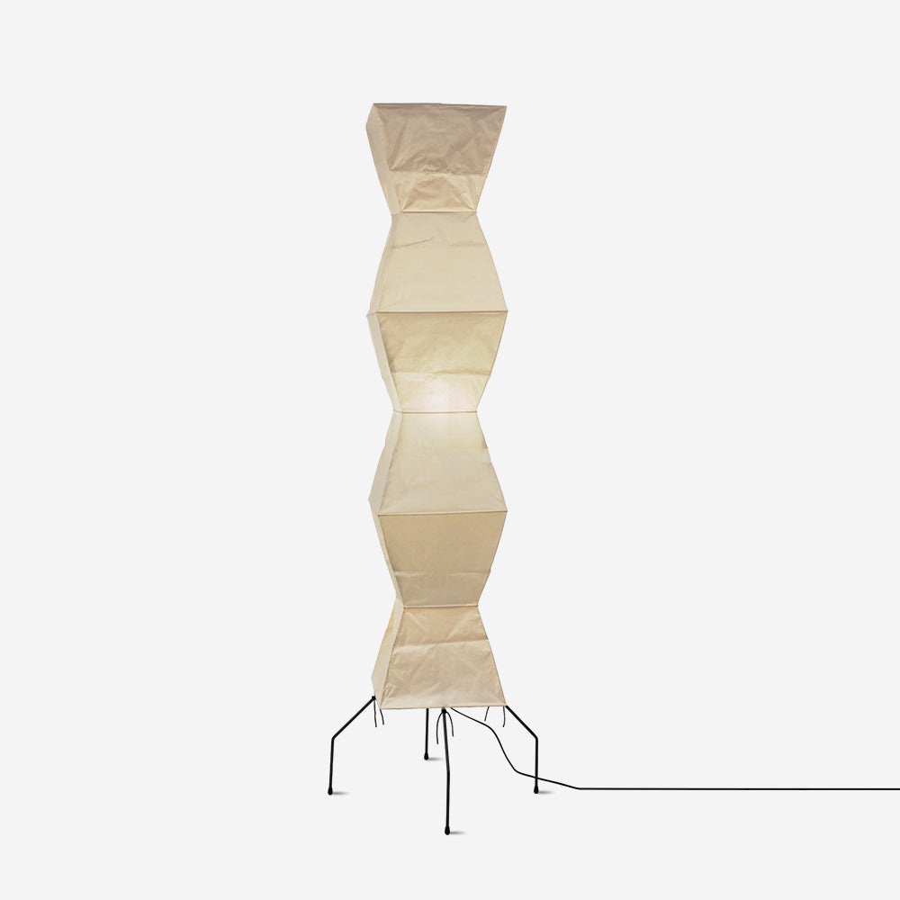 Hikaru Rispapir Gulvlampe Mykt Ambient Lys Minimalistisk