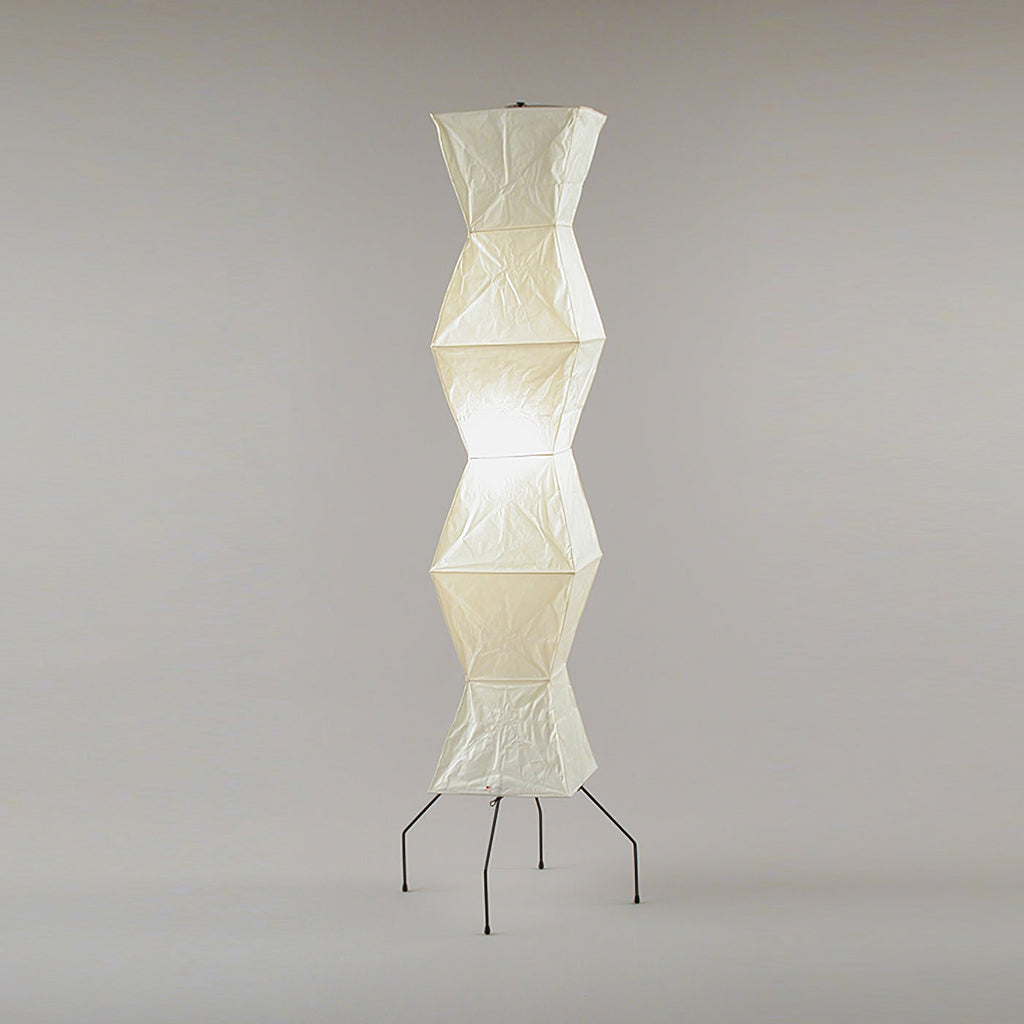 Hikaru Rispapir Gulvlampe Mykt Ambient Lys Minimalistisk