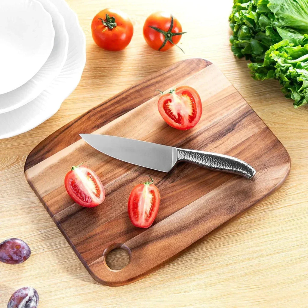 CHEFLIVA Premium Wooden Cutting and Serving Board for Modern Kitchens