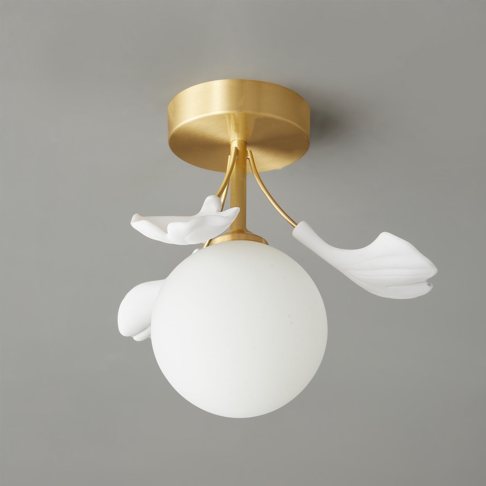 Plafonnier SylvaGlow Feuille de Ginkgo pour Espaces Ambiants